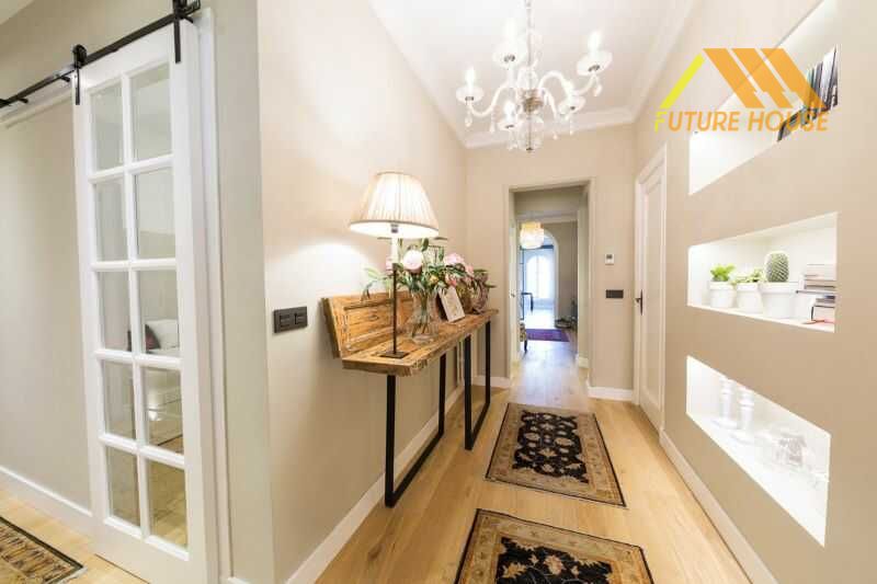 Hốc tủ âm tường - Thiết kế vừa hiện đại vừa tiện lợi cho hành lang